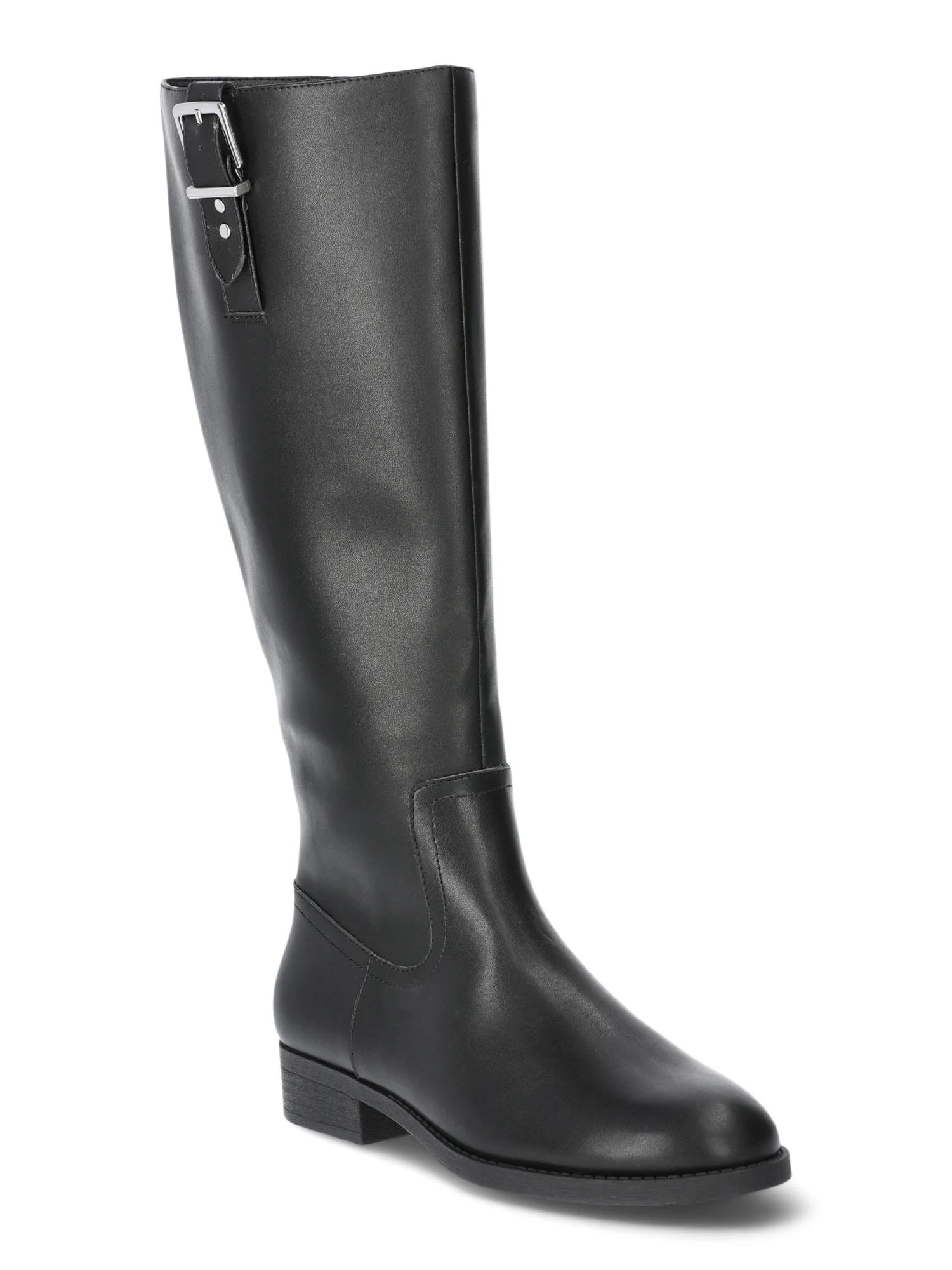 Time and Tru Women's Riding Boots, Wide Width Available | Walmart (US)