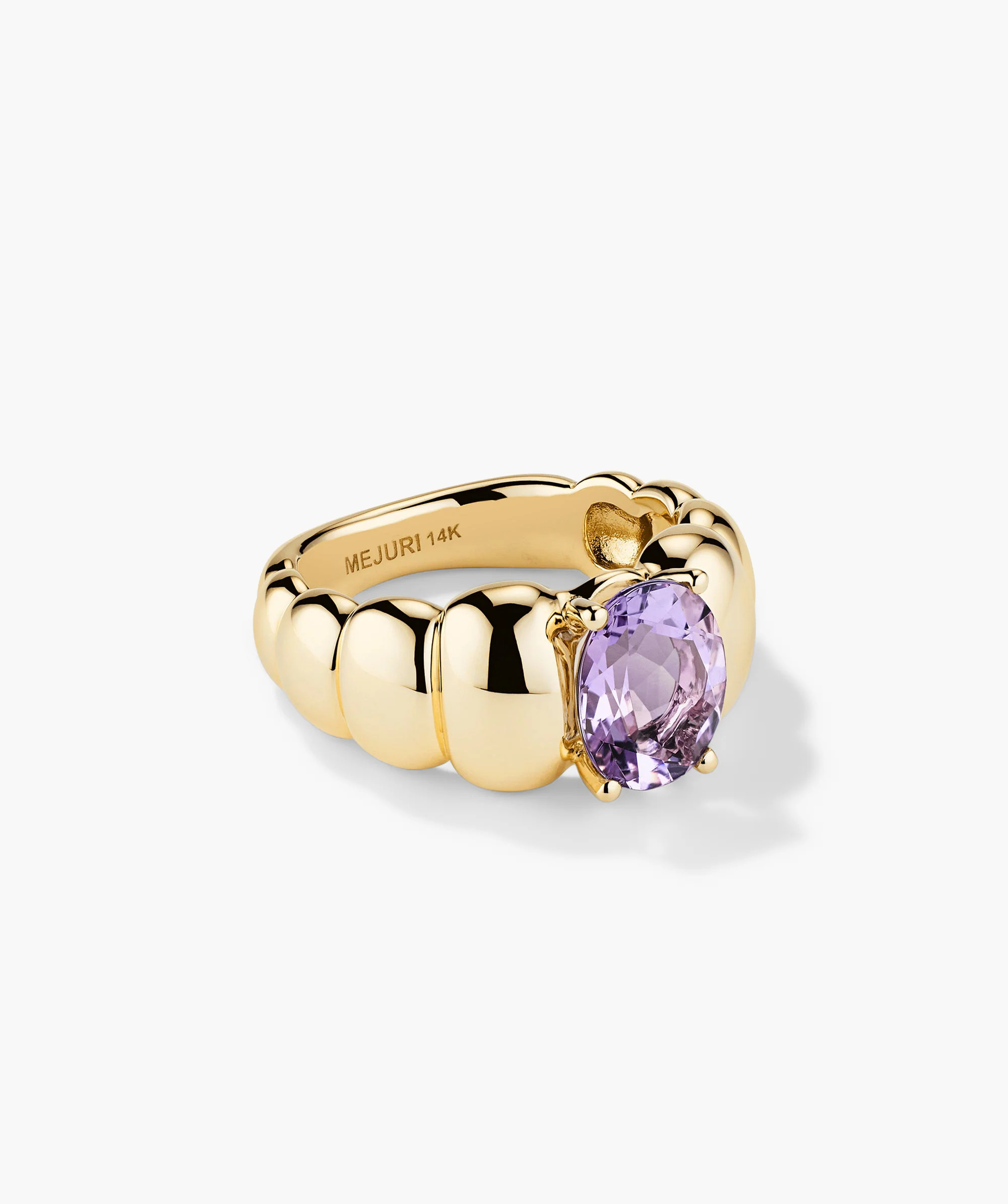 Puffy Charlotte Gemstone Ring | Mejuri Fine Crew