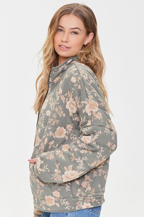 Quilted Floral Print Jacket | Forever 21 (US)