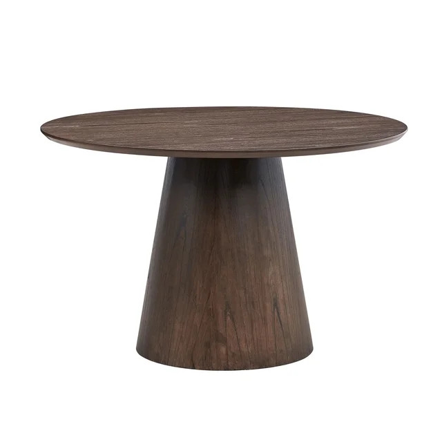 Newboti Furniture 47.24" Round Modern Style Mdf Wood Dining Table For Kitchen, Living Room, Cafe,... | Walmart (US)