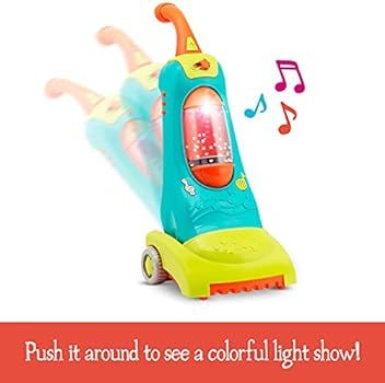 Battat – Toy Vacuum Cleaner for Toddlers, Kids – Lights & Sounds Play Vacuum – Musical Vacu... | Amazon (US)