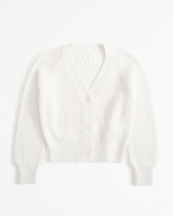 girls easy short cardigan | girls tops | Abercrombie.com | Abercrombie & Fitch (US)