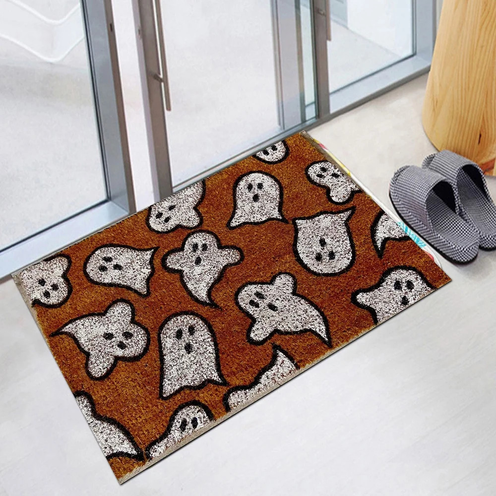 Akklian Halloween Decorative Doormat, Funny Front Door Mat, Seasonal Fall Halloween Party Low-Pro... | Walmart (US)