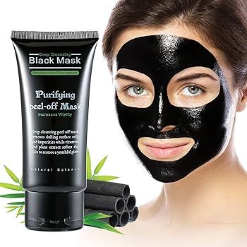 YFIXQNSU Black Head Remover for Face - Peel Off Black Mask, Charcoal Mask, Nose Blackhead Remover... | Amazon (US)