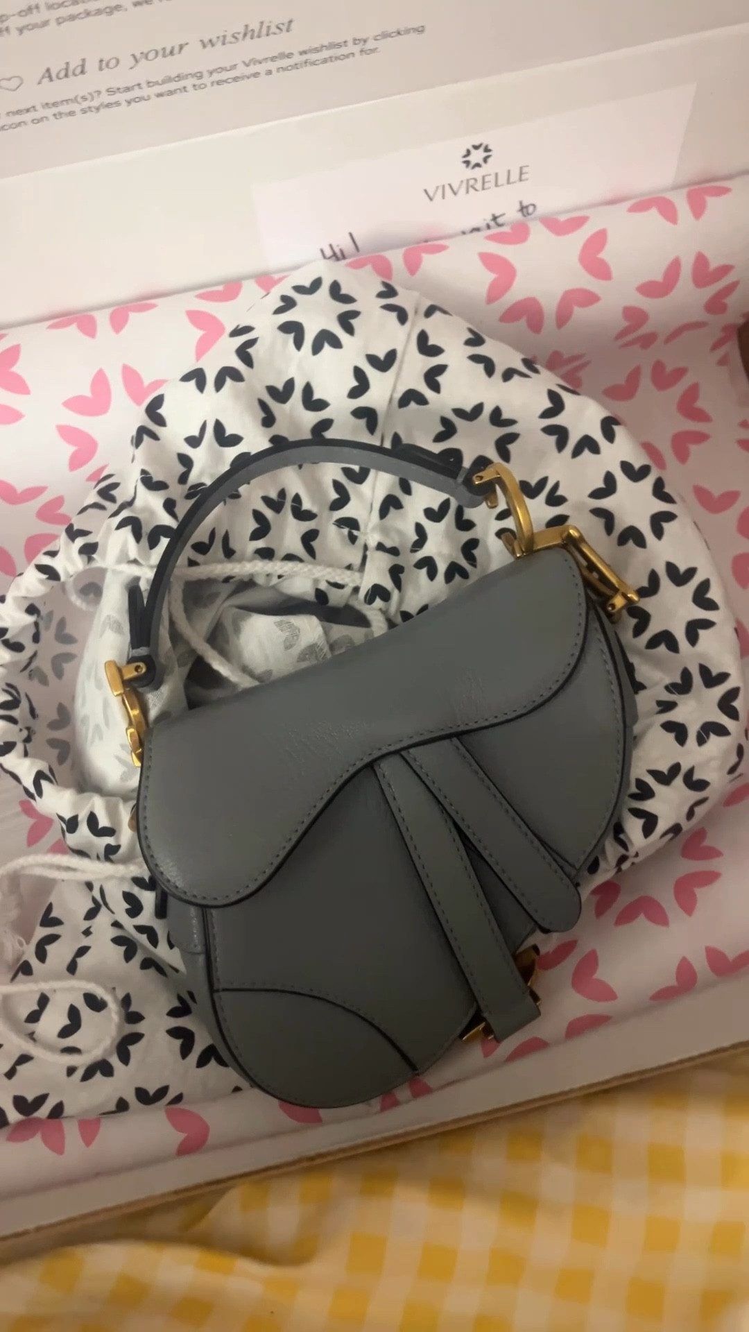 #ad SHE’S HERE!!!! Yall voted and the Christian Dior saddle bag won!

Remember you can also borrow a designer handbag via @Vivrelle and be sure to use my code LESLIELEON for your first month of membership free 💓