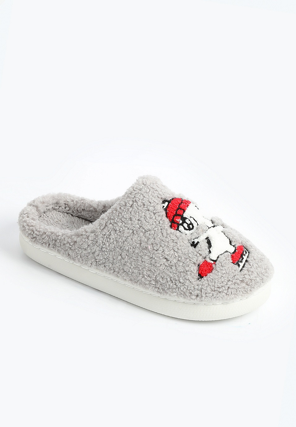 Snoopy Holiday Sherpa Slippers | Maurices