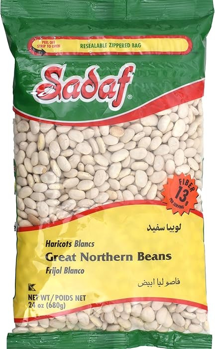 Sadaf Great Northern Beans - Dried White Northem Beans for Cooking and Food Flavoring - Healthy &... | Amazon (US)