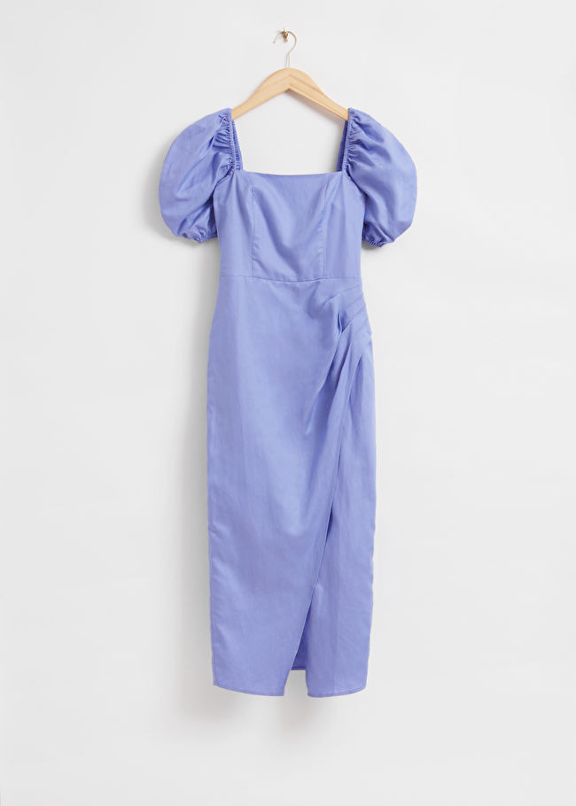 Fitted Puff Sleeve Dress | & Other Stories US