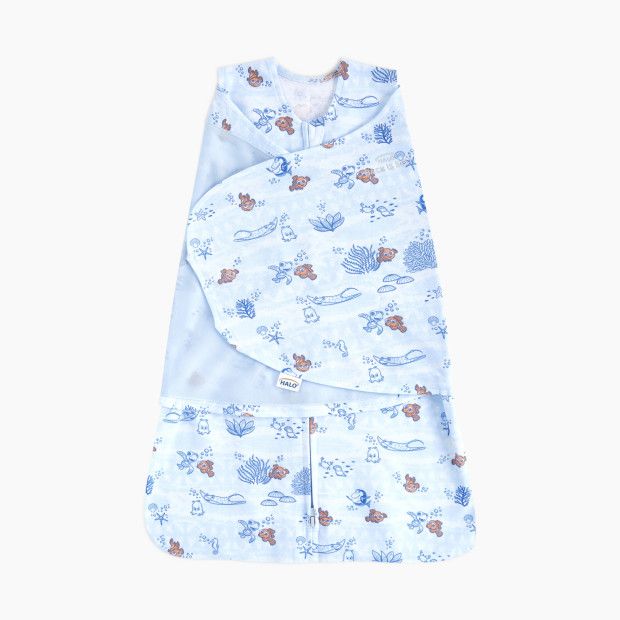 Halo Sleepsack Swaddle Disney in Nemo Tie Dye Size Small | 100% Cotton | Babylist