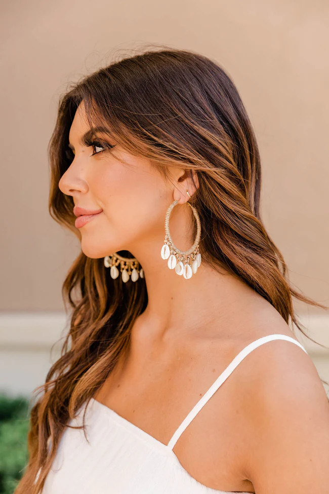 Belongs To The Ocean Shell Earrings | The Pink Lily Boutique