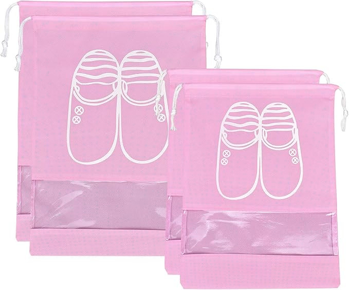 SPIKG Portable Travel Shoe Bags Shoe Organizer Space Saving Storage Bags | Amazon (US)