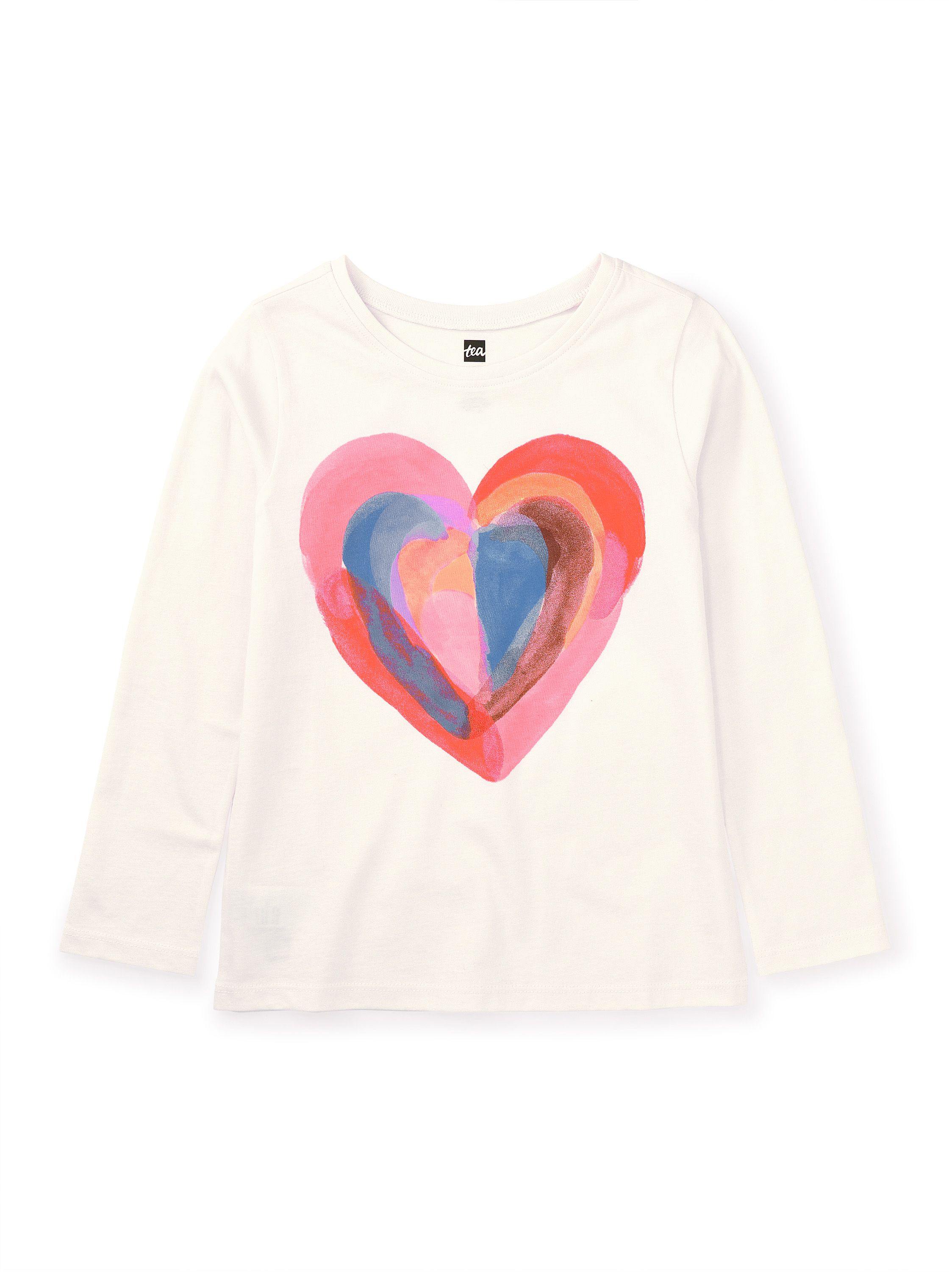 Painted Heart Graphic Tee | Tea Collection