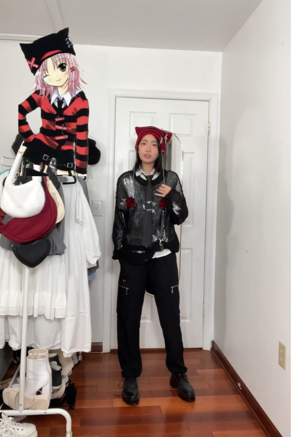 Hat & Sweater : Aliexpress
Shirt: thrifted (linked similar)
Tie: SHEIN
Pants: YesStyle
Shoes: ZARA (can’t link)