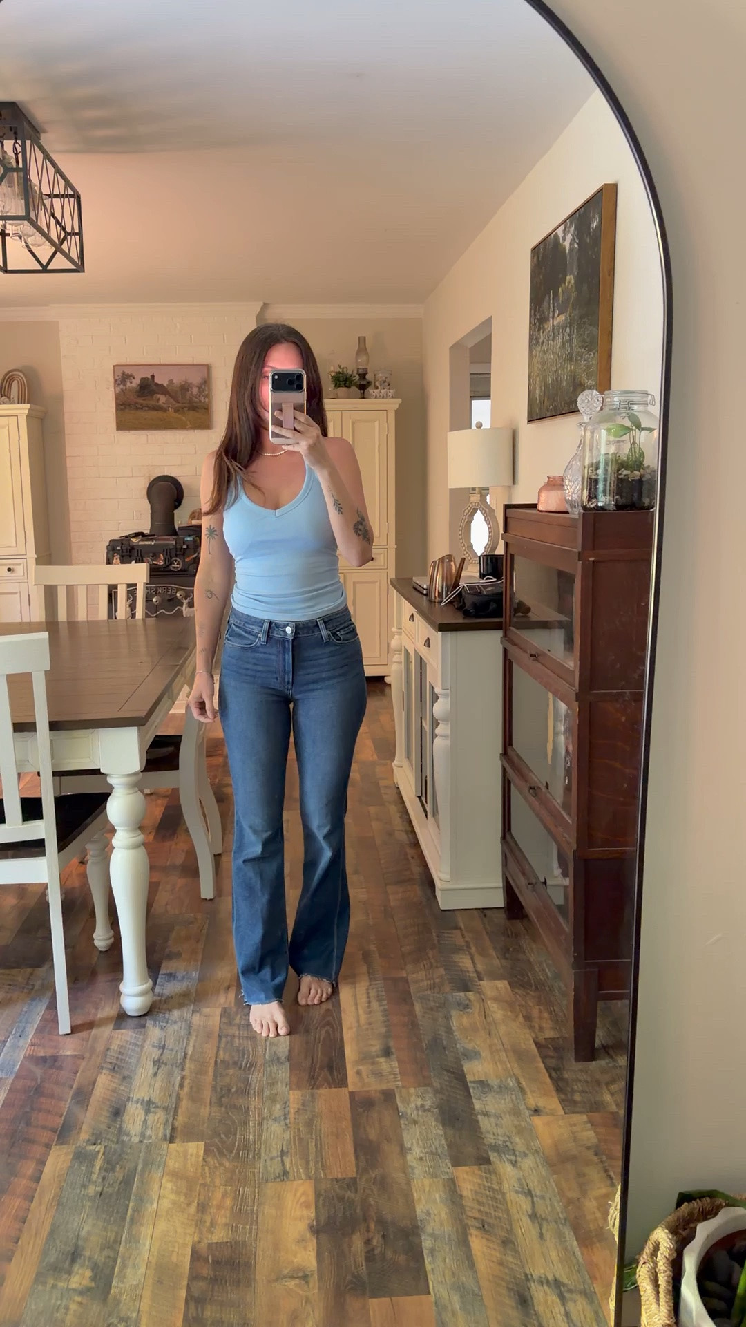I’m wearing my normal size 27” @Paige

#LTKootd