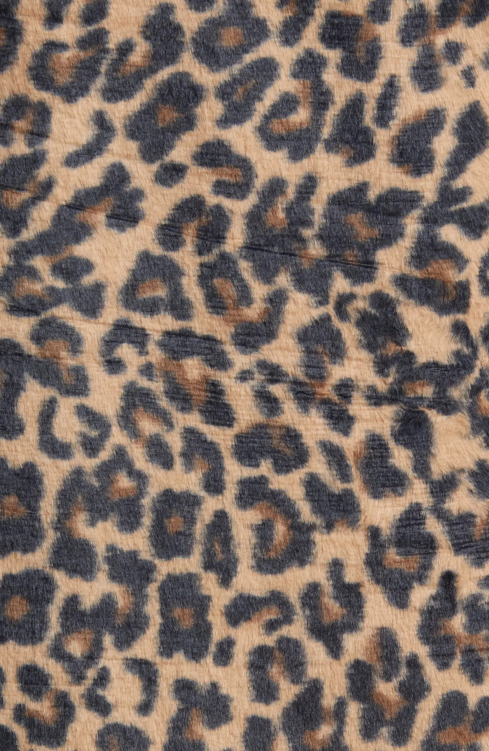 SOMETHING NEW Lola Leopard Spot Faux Fur Long Coat | Nordstrom | Nordstrom
