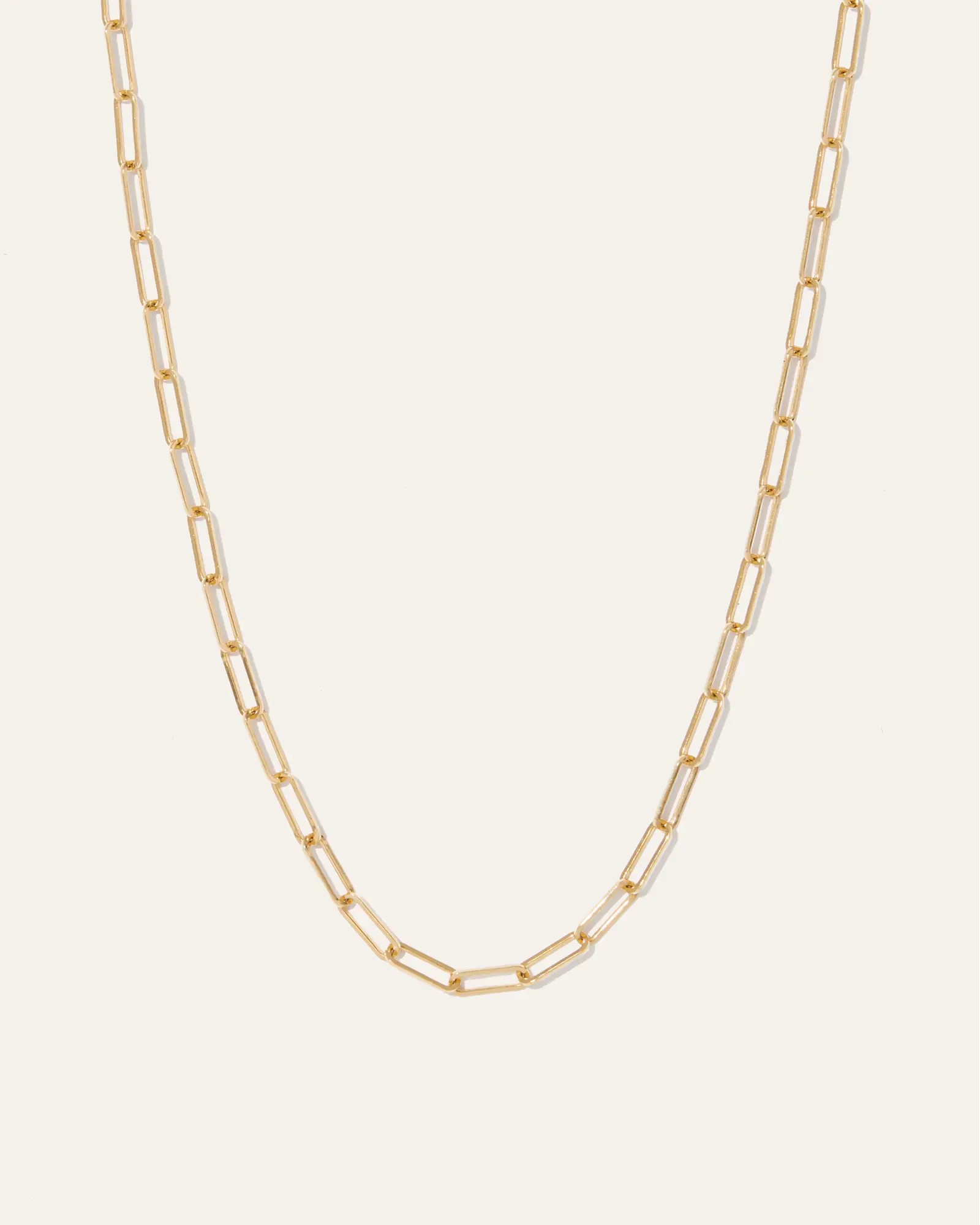 14k Gold Paperclip Chain Link Necklace | Quince | Quince