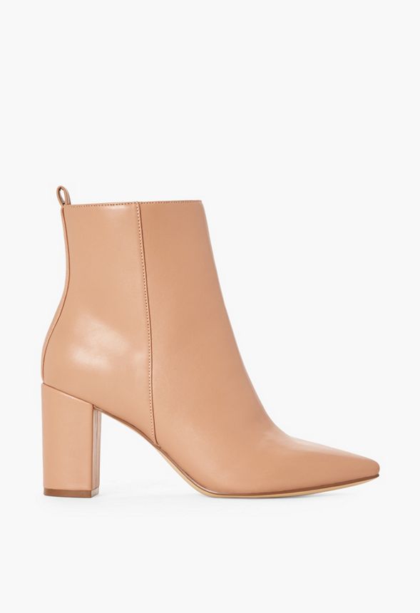 Olyvia Block Heeled Bootie | JustFab