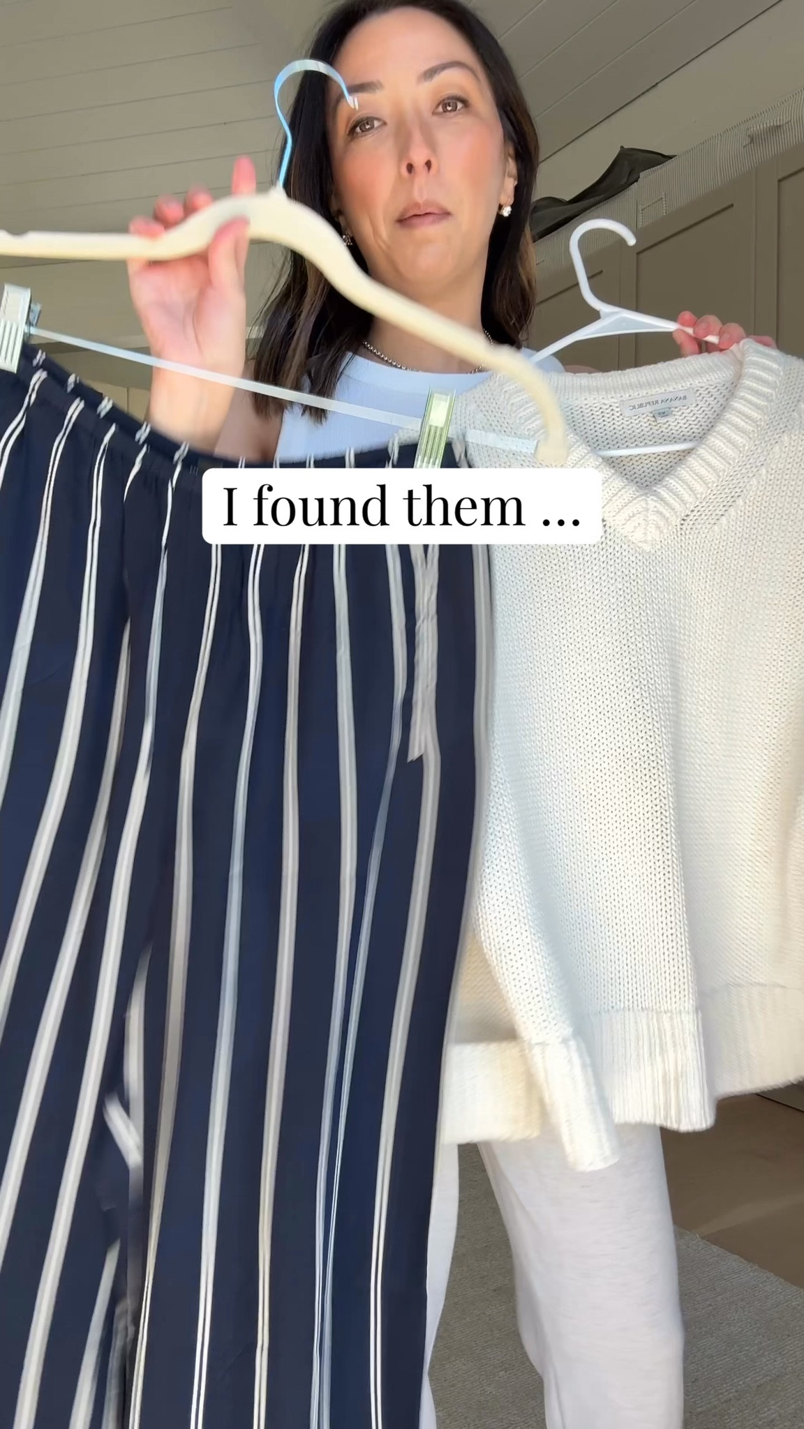 The silky pants that will take you from day to night. Come in petite and regular lengths. 

J.Crew Cosmo pants petite small
Banana Republic cottons sweater xs - new version might be slightly different
Hermes Oran sandals 35
Quince bucket bag
Celine sunglasses
Electric picks earrings
Dorsey James necklace 15"

#LTKgrwm #LTKPetite #LTKmomlife