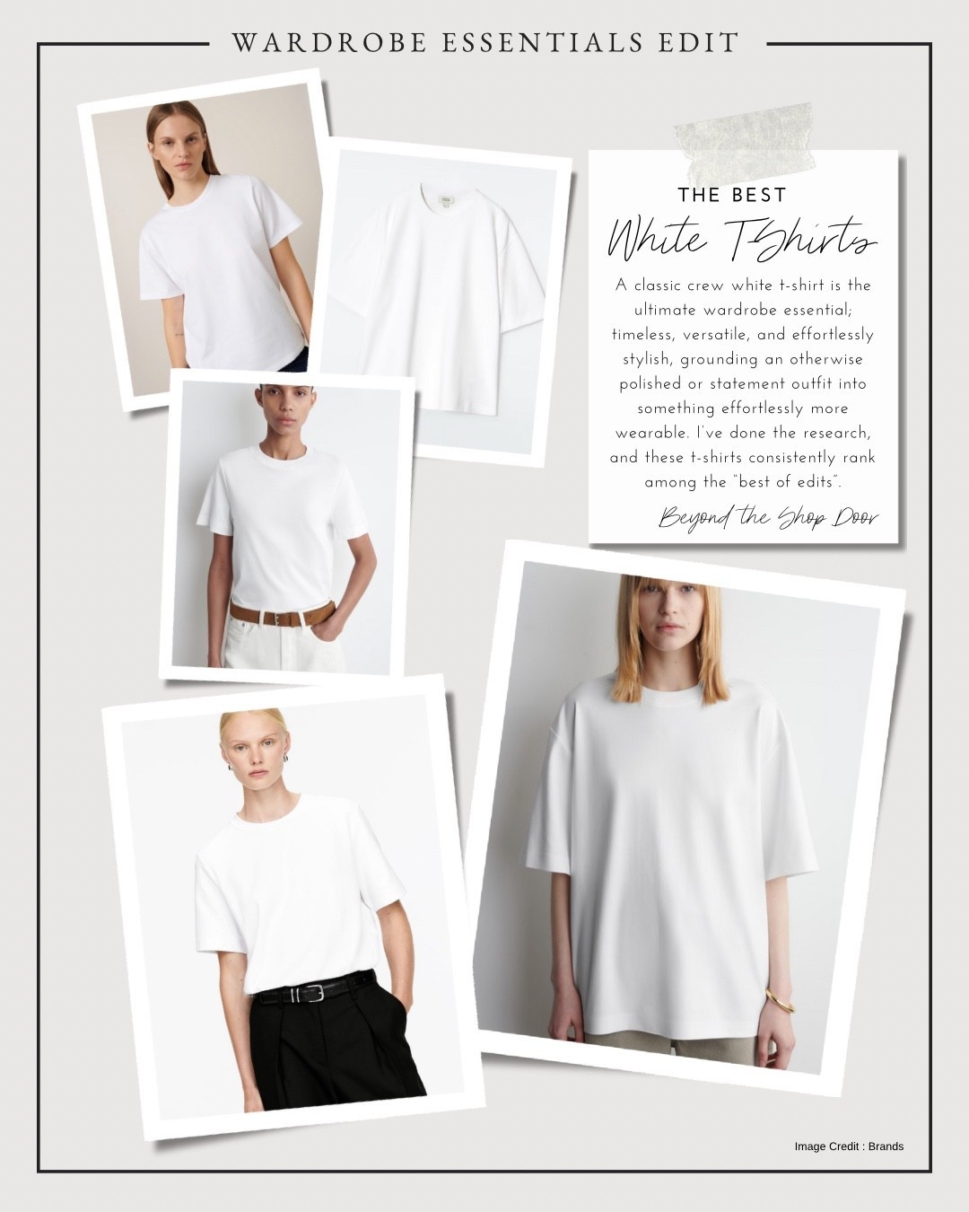 The Best White T-Shirts for Minimalist Style - Wardrobe Essentials Edit

A classic crew white t-shirt is the ultimate wardrobe essential; timeless, versatile, and effortlessly stylish, grounding an otherwise polished or statement outfit into something effortlessly more wearable. 

I’ve done the research, and these t-shirts consistently rank among the “best of edits”.

For effortless, ageless and timeless style.

#LTKOver40 #LTKSeasonal #LTKStyleTip

#LTKOver40 #LTKStyleTip