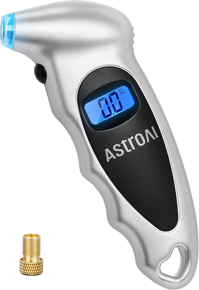 AstroAI Tire Pressure Gauge Digital 0-150PSI (Accurate in 0.1 Increments), 4 Settings Stocking St... | Amazon (US)