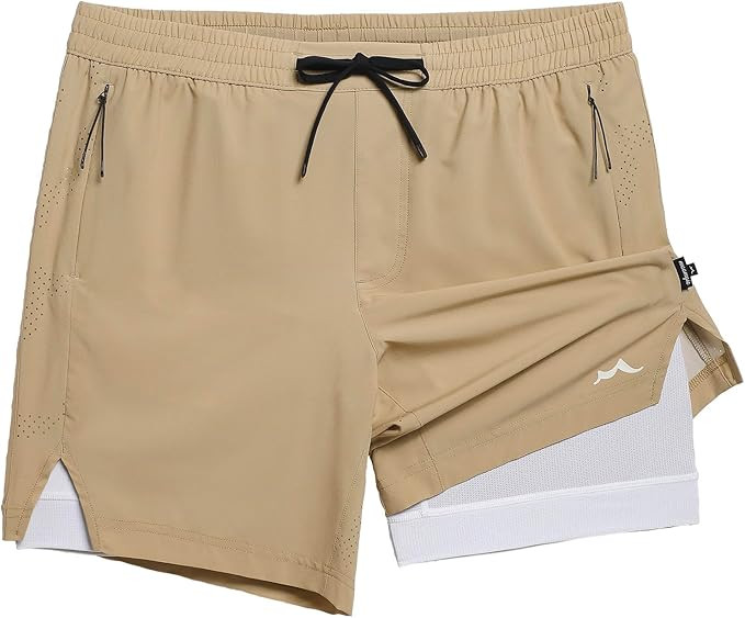 maamgic Athletic Running Shorts Workout Shorts, 5"/ 7" | Amazon (US)