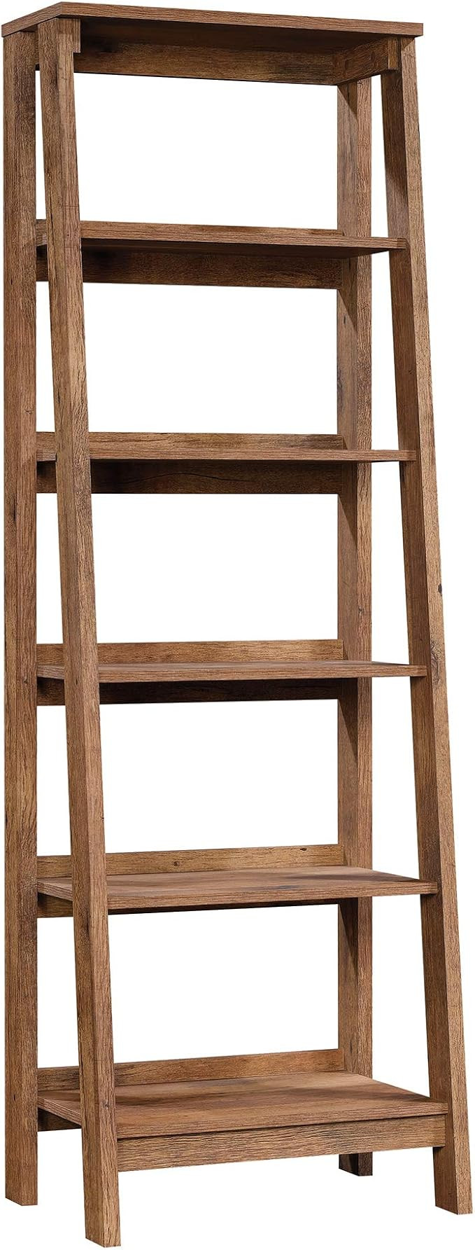 Sauder Trestle 5-Shelf Bookcase, Vintage Oak finish | Amazon (US)