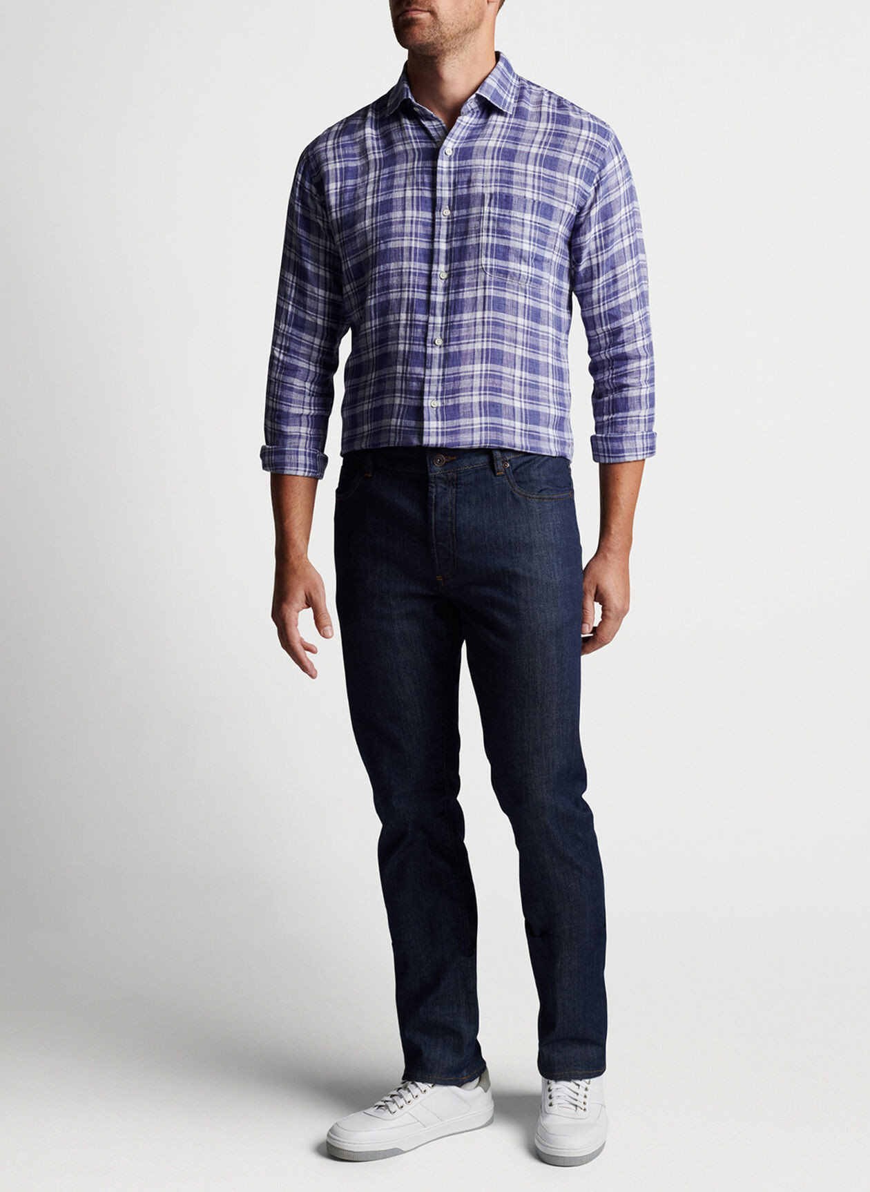 Beach Bluff Linen Sport Shirt | Peter Millar