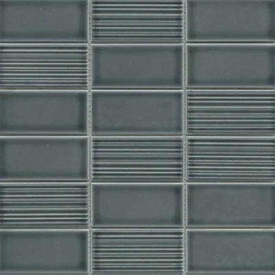 Nagara Gray 11 in. x 11 in. Glossy Ceramic Wall Tile (13.23 sq. ft./Case) | Wayfair North America