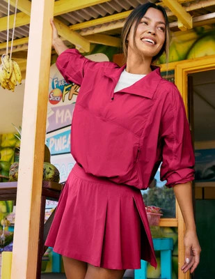 Places To Go UV Protection Half Zip Jacket | Beyond Yoga