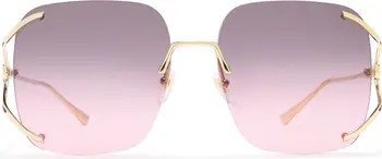 Gucci 60mm Gradient Butterfly Sunglasses | Nordstromrack | Nordstrom Rack
