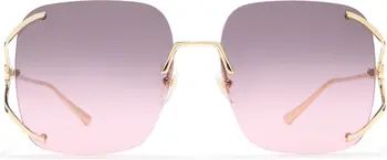 Gucci 60mm Gradient Butterfly Sunglasses | Nordstromrack | Nordstrom Rack