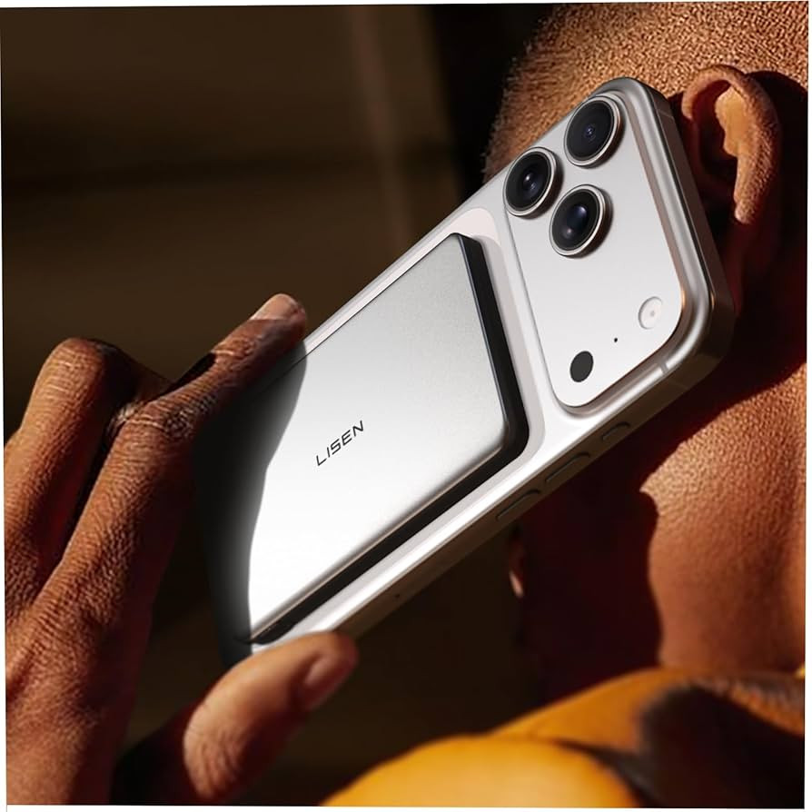 LISEN Ultra Slim MagSafe Portable Charger,5000mAh Wireless Card Slim MagSafe Battery Pack iPhone ... | Amazon (US)