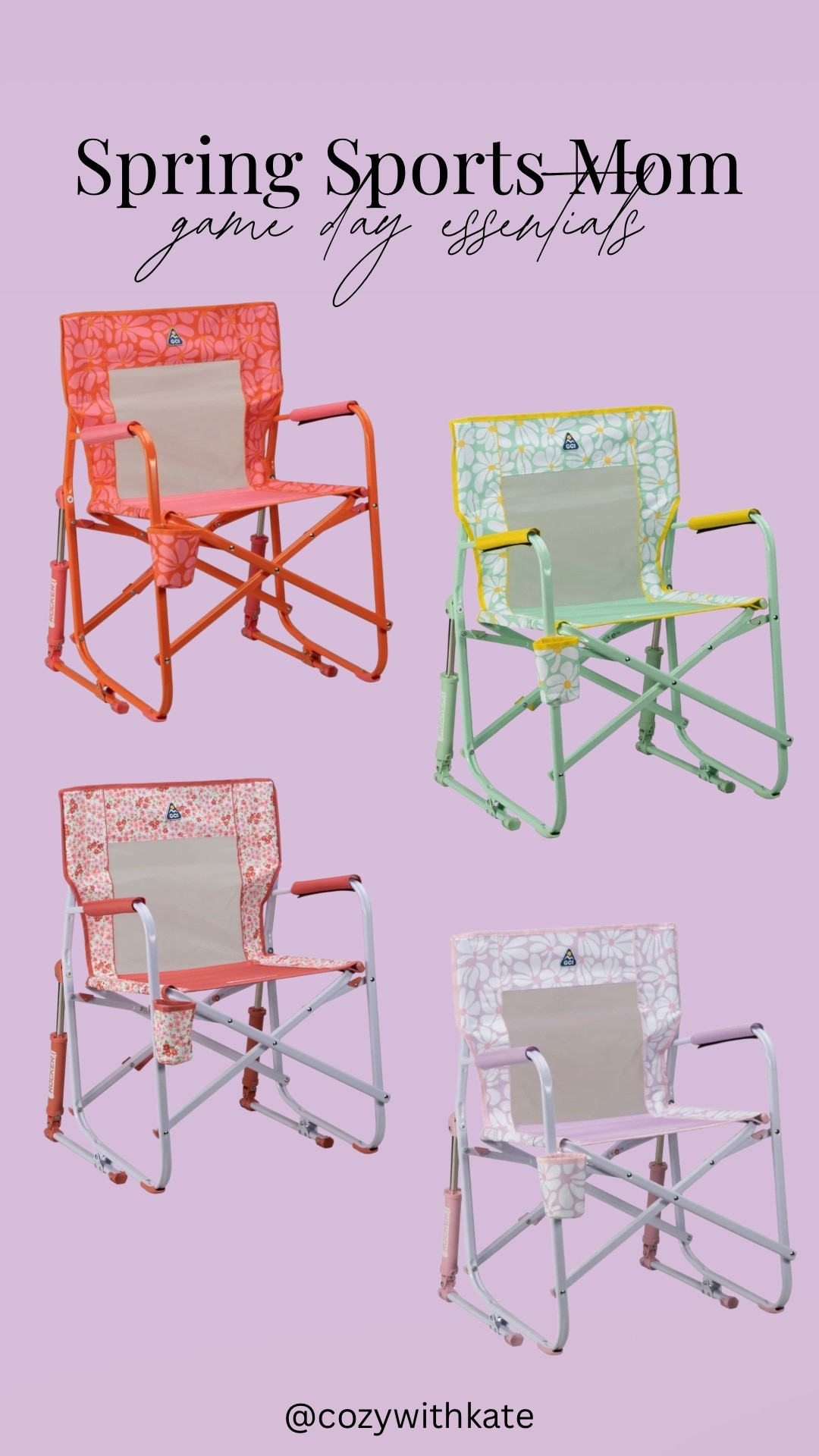 The cutest sideline chairs for spring sports mom! 

#LTKActive #LTKmomlife #LTKSeasonal