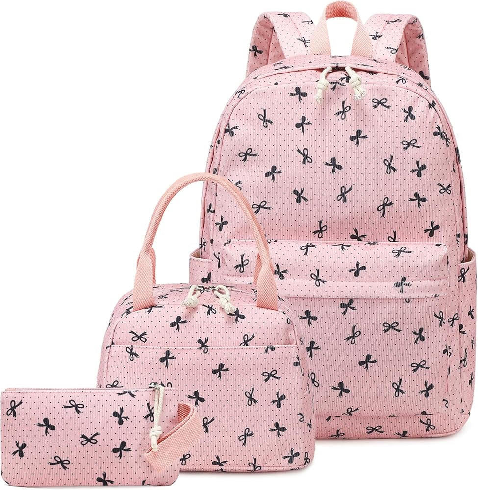 LEDAOU School Bag Backpack Set for Girls Teen Backpack | Amazon (US)