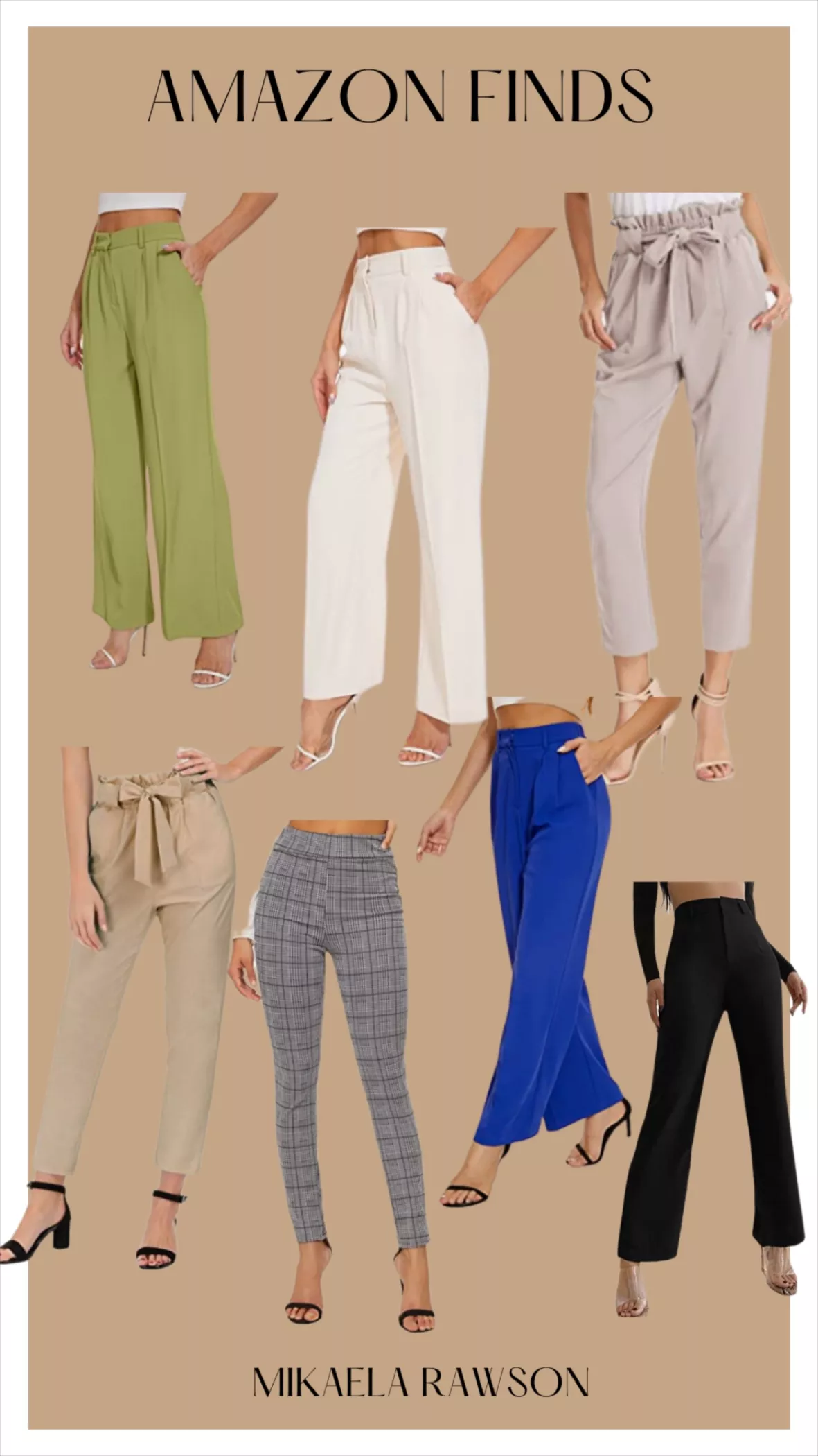 SweatyRocks Women's Casual Wide Leg Pants High Waist Zip Up Office