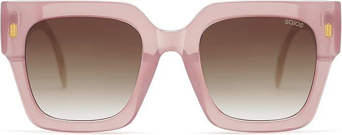 SOJOS Vintage Oversized Square Sunglasses for Women,Retro Womens Luxury Big Large Sun Glasses UV4... | Amazon (US)