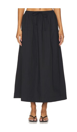 Amy Midi Skirt in Black | Revolve Clothing (Global)