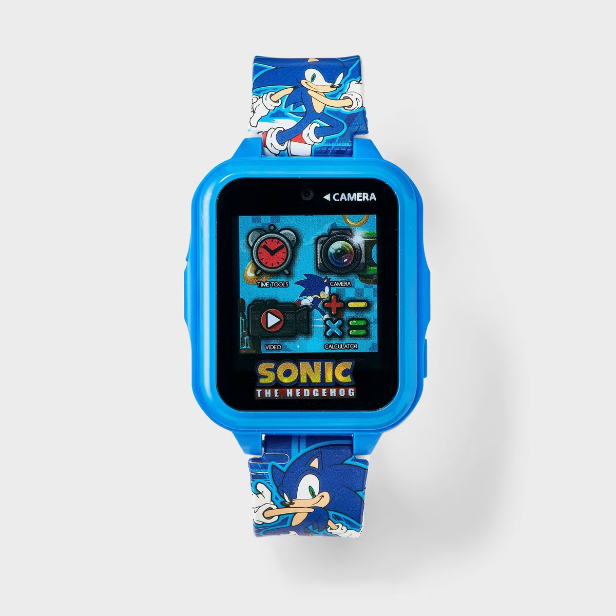 Boys' Sonic the Hedgehog Light Up Interactive Watch - Blue | Target