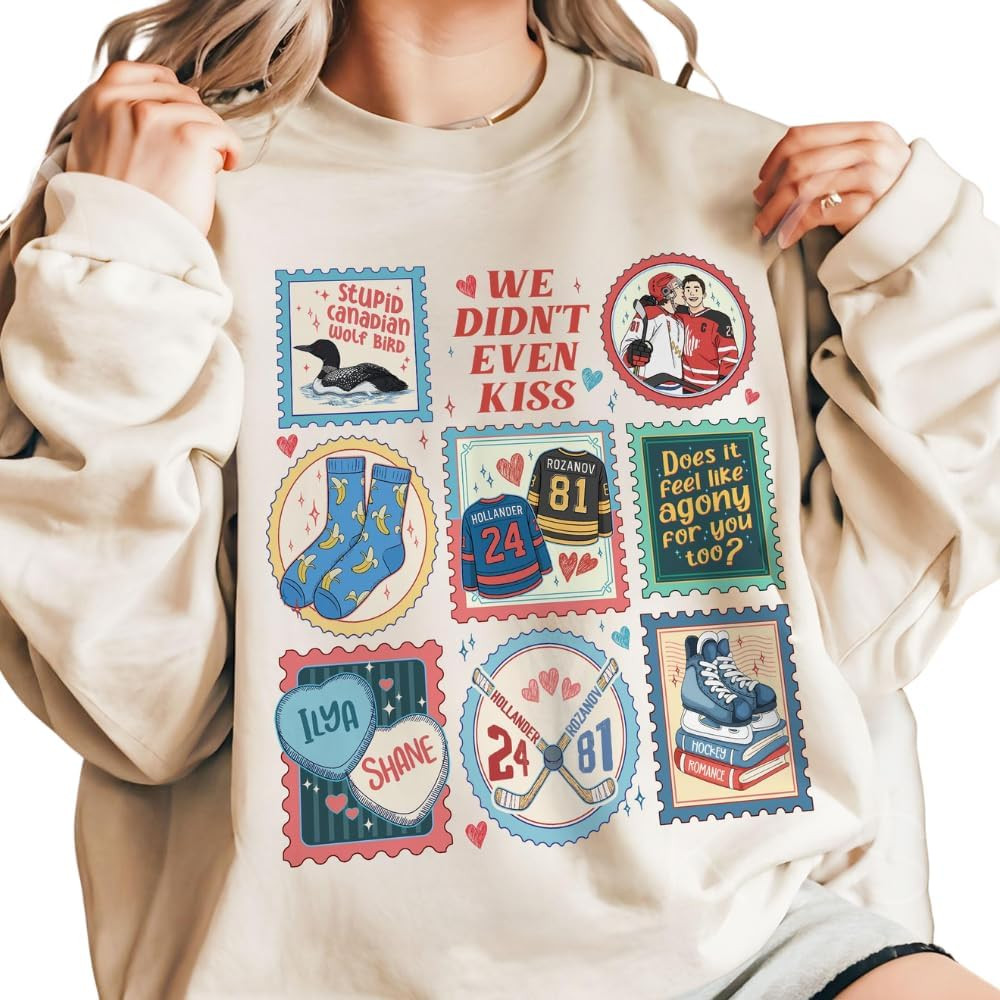 Heated Hudson Connor Ilya Shirt, Hockey Romance Fan T-Shirt, Hollander Rozanov Love Tee Multicolo... | Amazon (US)