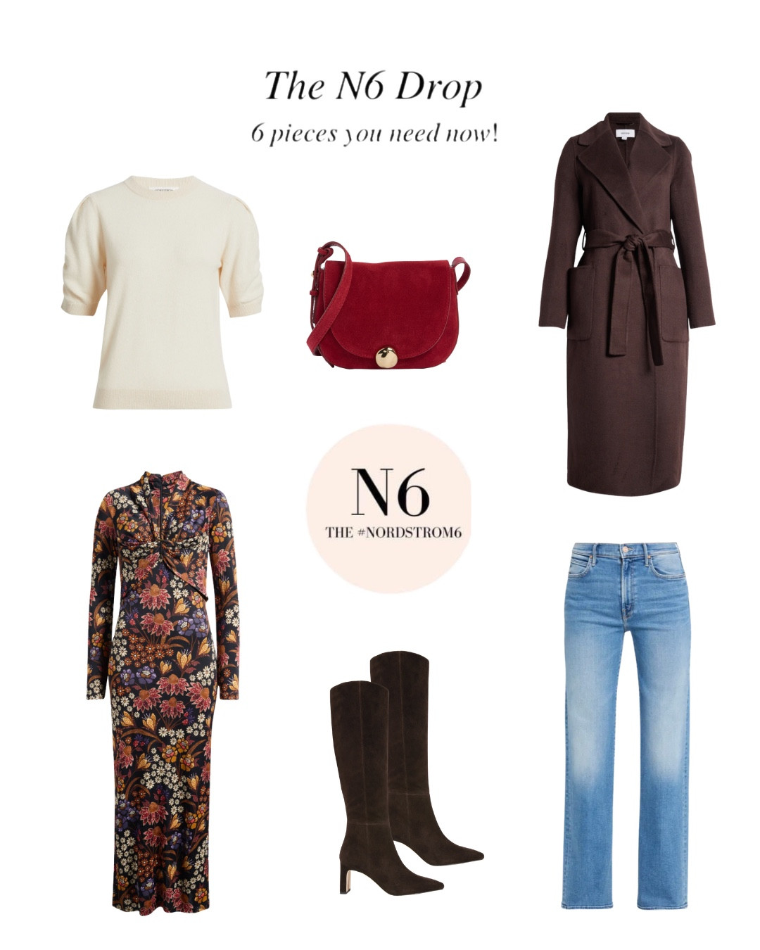 
6 It Girl winter wardrobe essentials, we swear we would buy & recommend. 

The Nordstrom 6 December drop
