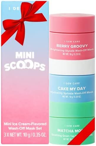 I DEW CARE Mini Scoops | Wash Off Face Mask Skin Care Trio | Valentines Day, Gift, Gift set | Kor... | Amazon (US)