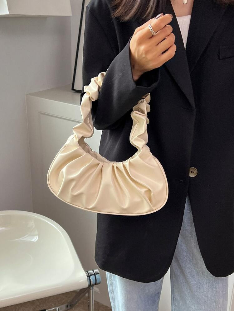 Bolso con fruncido minimalista | SHEIN
