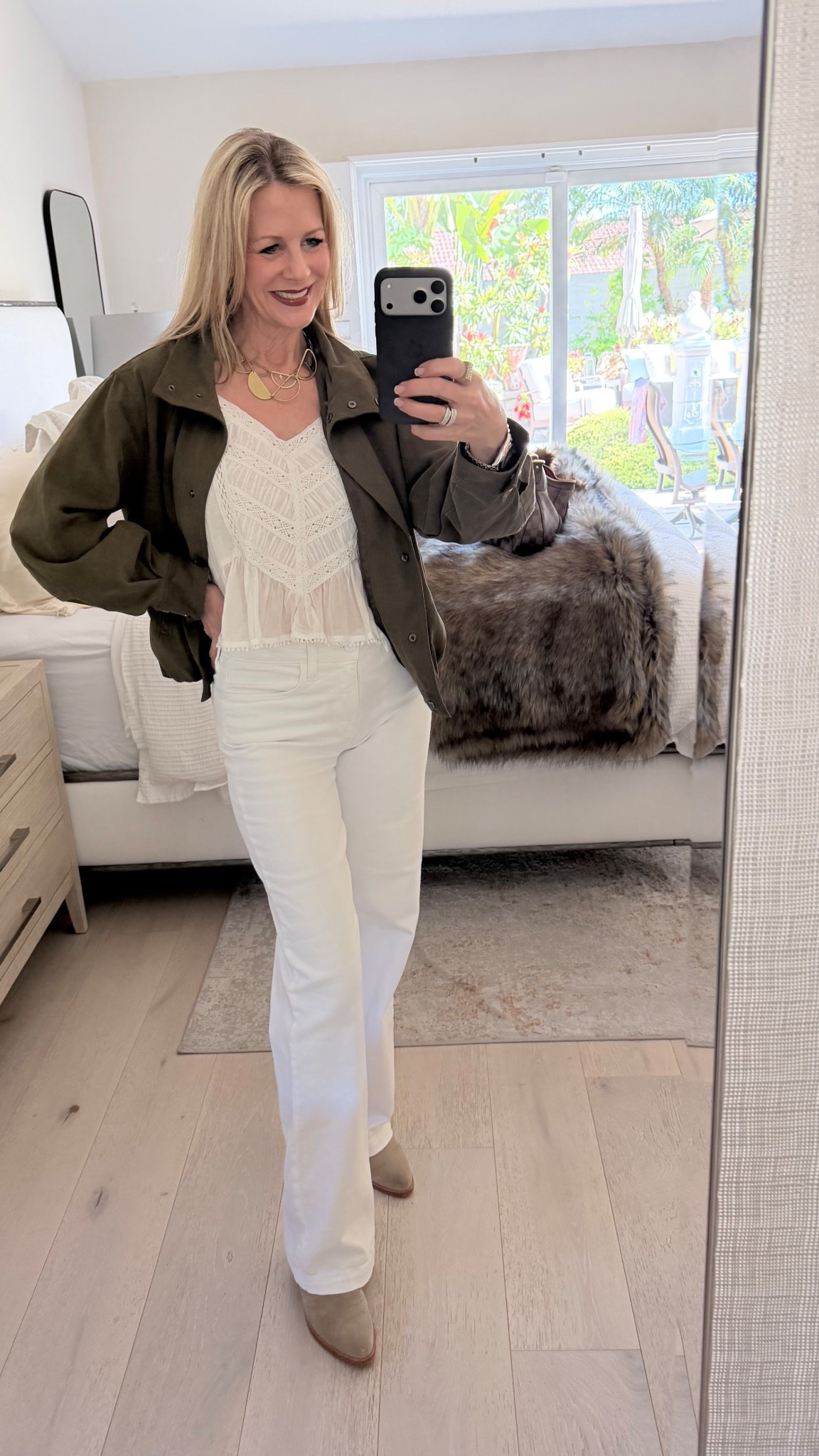 OOTD - This olive green jacket sold out in our store in 2 days. It’s available to purchase on Anthropologie website. Linking below. Wearing an XS.

#LTKOver40 #LTKootd #LTKWorkwear