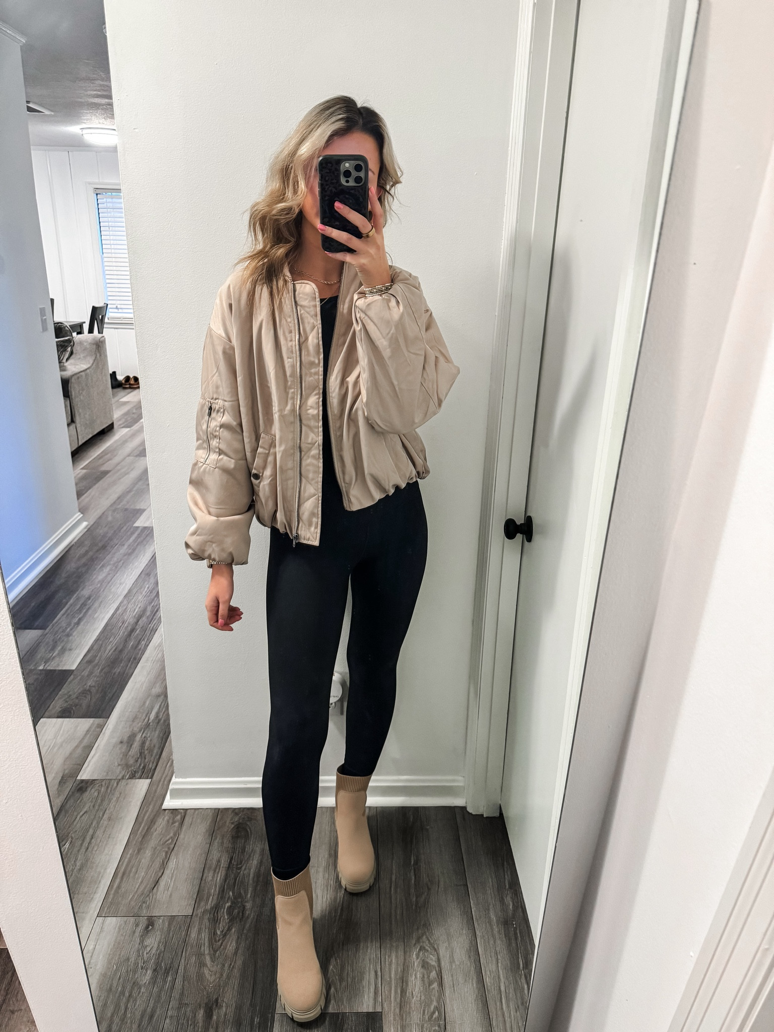 Friday fit - Bomber jacket, faux leggings, Chelsea boots, Amazon, vici, Kendra Scott #amazonfind #vici #jacket #leggings #boots 

#LTKMostLoved #LTKfindsunder100 #LTKstyletip