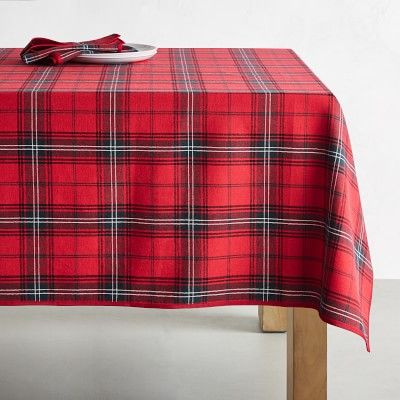 Classic Tartan Plaid Tablecloth | Williams-Sonoma