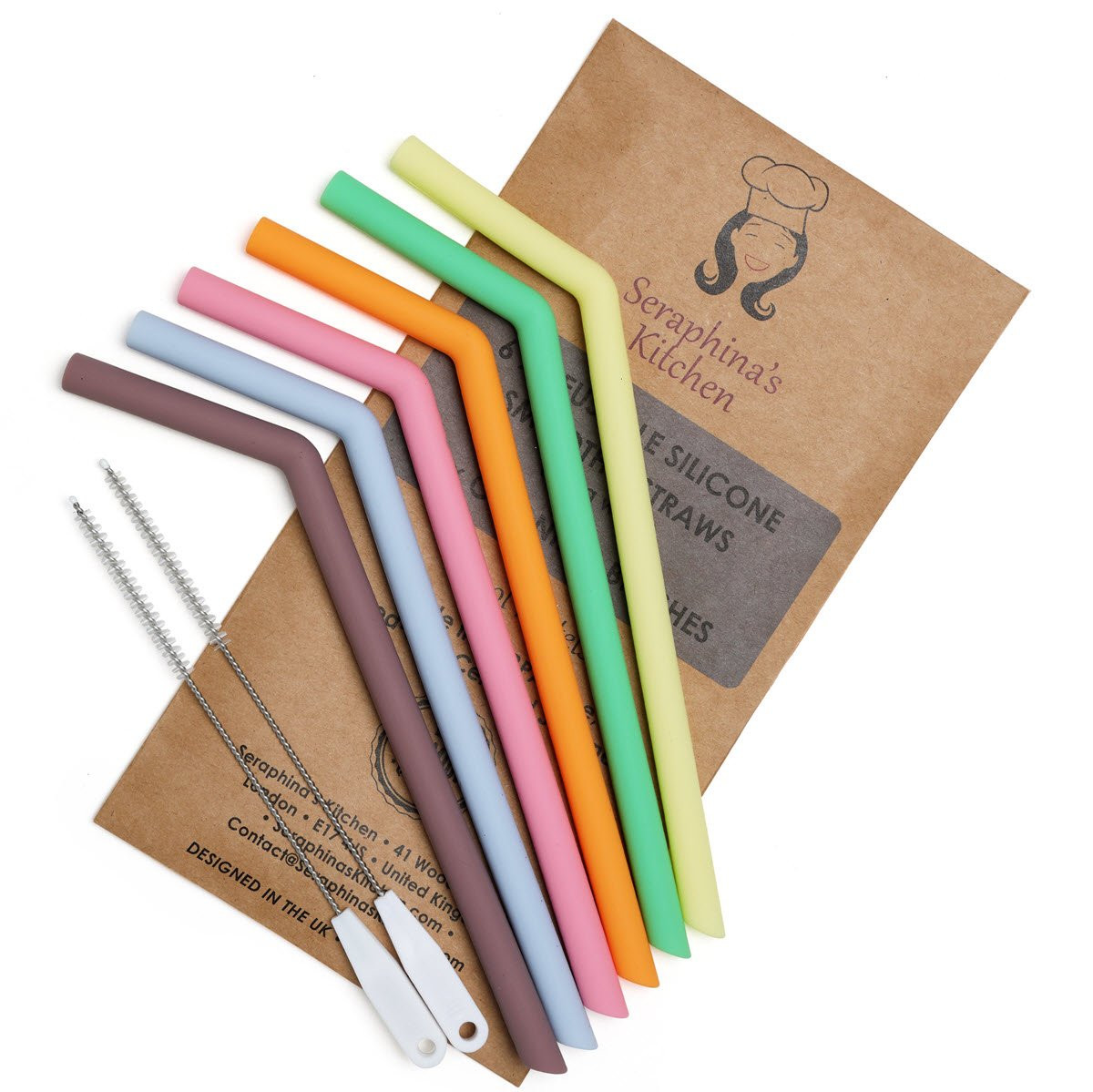 Reusable Silicone Smoothie Straws BPA Free - (x6) EXTRA WIDE 20oz, 30oz, Eco Friendly for Safely ... | Amazon (US)