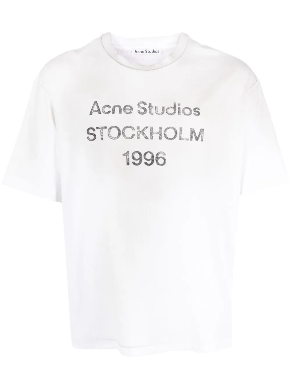 Acne Studios logo-print T-shirt - Farfetch | Farfetch Global
