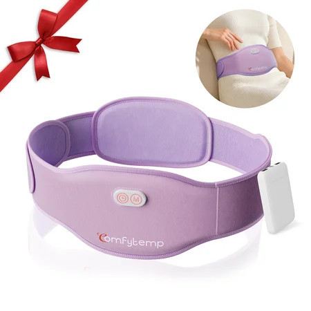 Comfytemp Cordless Heating Pad for Period Cramps, 3 Heat & Timer Settings, Gifts for Women/Girls/Mom, Purple | Walmart (US)