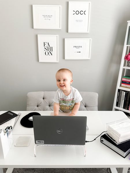 I have the cutest office assistant  

#LTKhome #LTKkids #LTKfamily