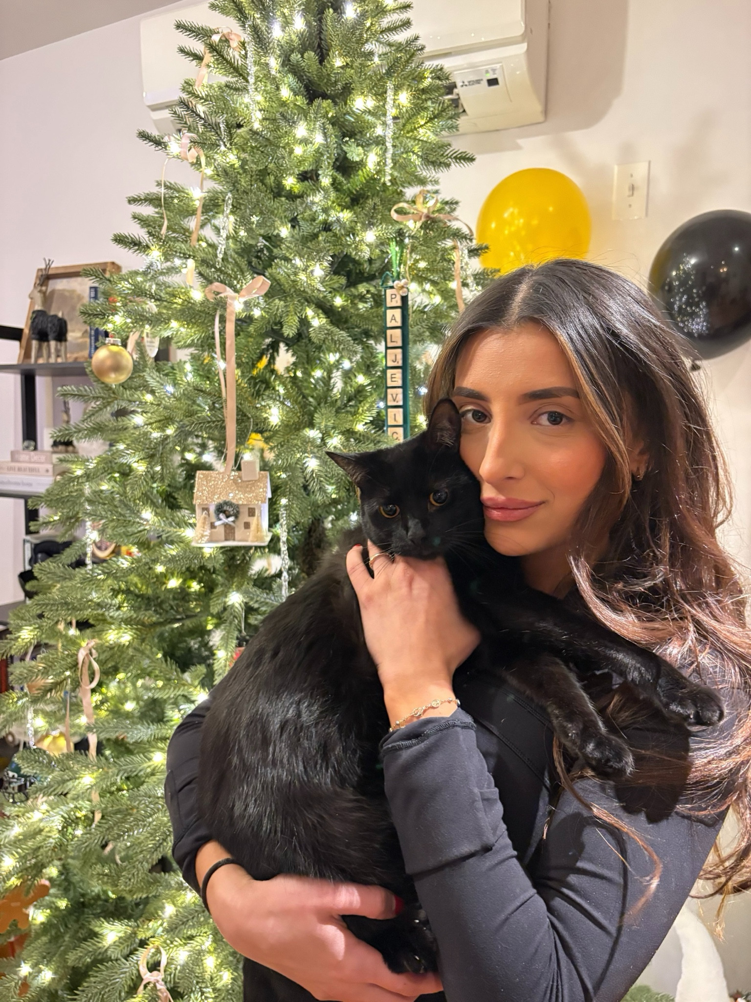 NYE cozy with my girl 🎄🖤 

#LTKootd #LTKdayinmylife #LTKgrwm